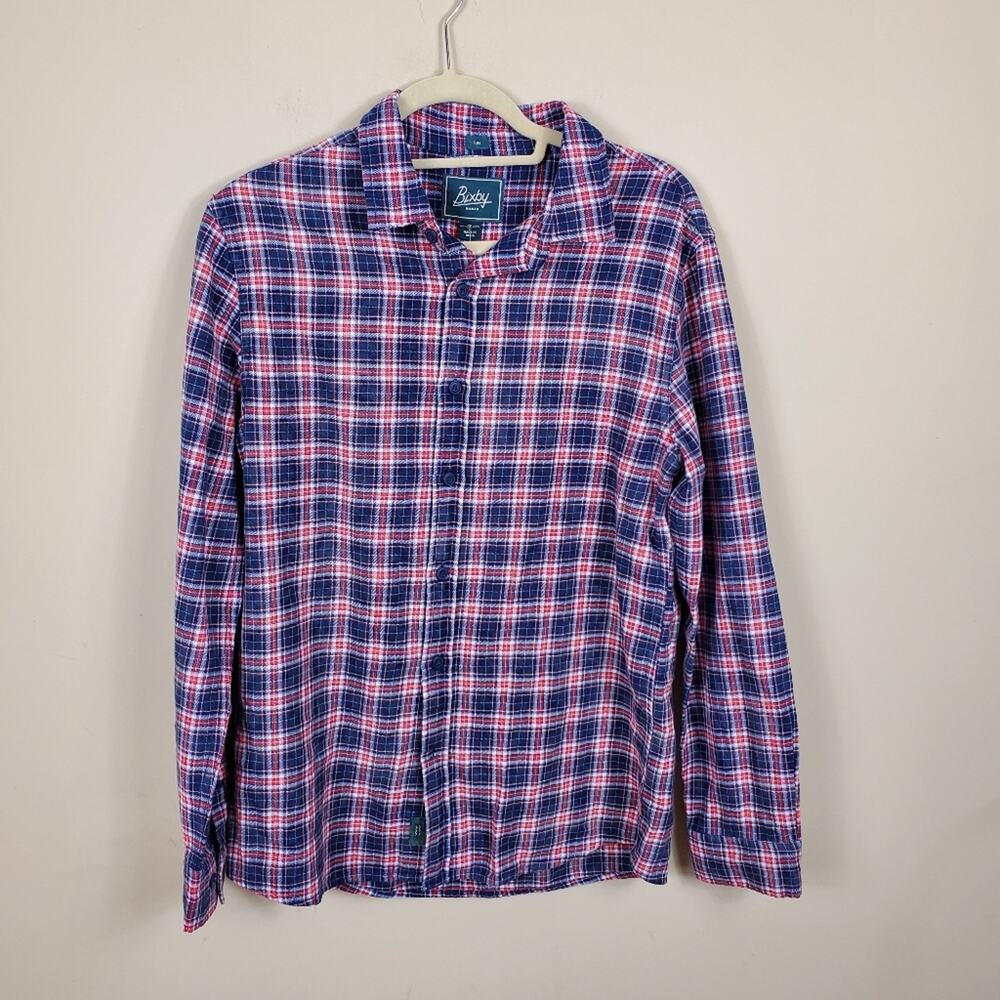 Bixby Black and Red Check Button Down Shirt